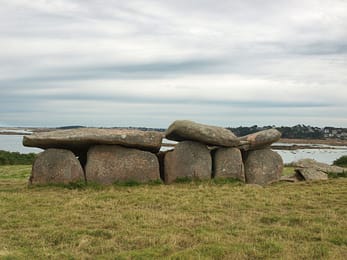Allée couverte les Trois Tables Place Ile Milliau Côtes-d'Armor Allée couverte les Trois Tables Place Ile Milliau